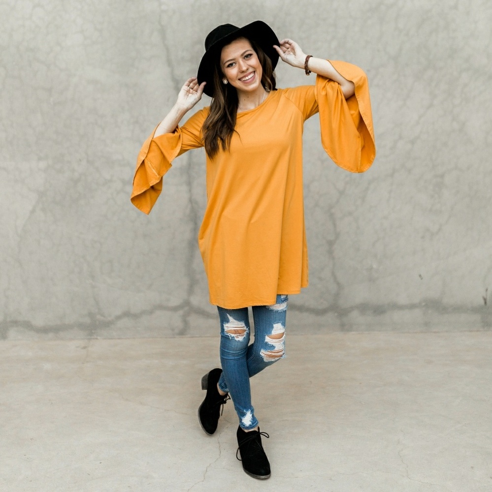 Bell Sleeve Top